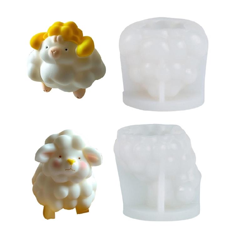 Eye Catching Sheep Dessert Baking Tool Convenient Dessert Cake Embosser Moulds