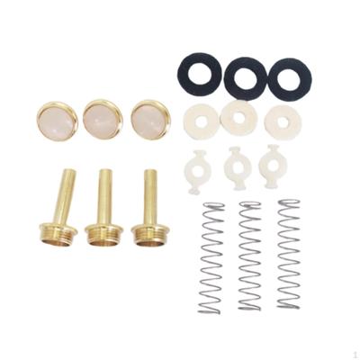 Kit de Réparation Trompette Remplacement de Valve Réparation Professionnelle Remplacer Feutres Rondelles Portable