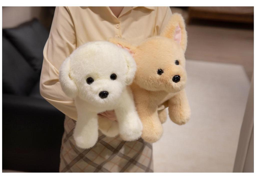 Small Plush Husky Shiba Inu Dog Toy - Soft Comfort Doll for Kids