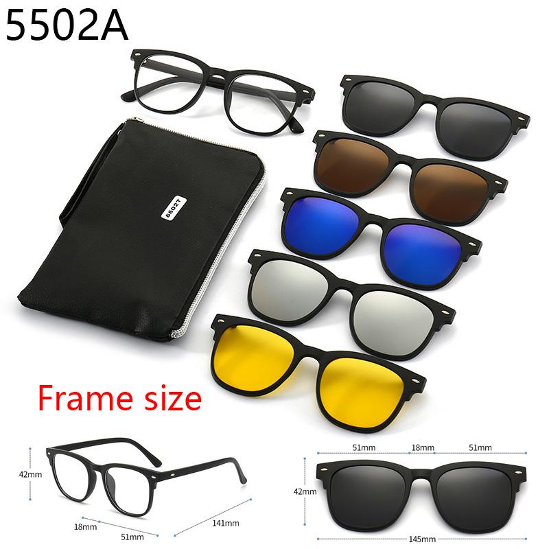 6 IN 1 Large Flip Cover Frame Square Metal Pin Sunglasses Flip-up Cover Outdoor Cycling Coating Featuring Spring UV Protection SHOW AS PICTURE