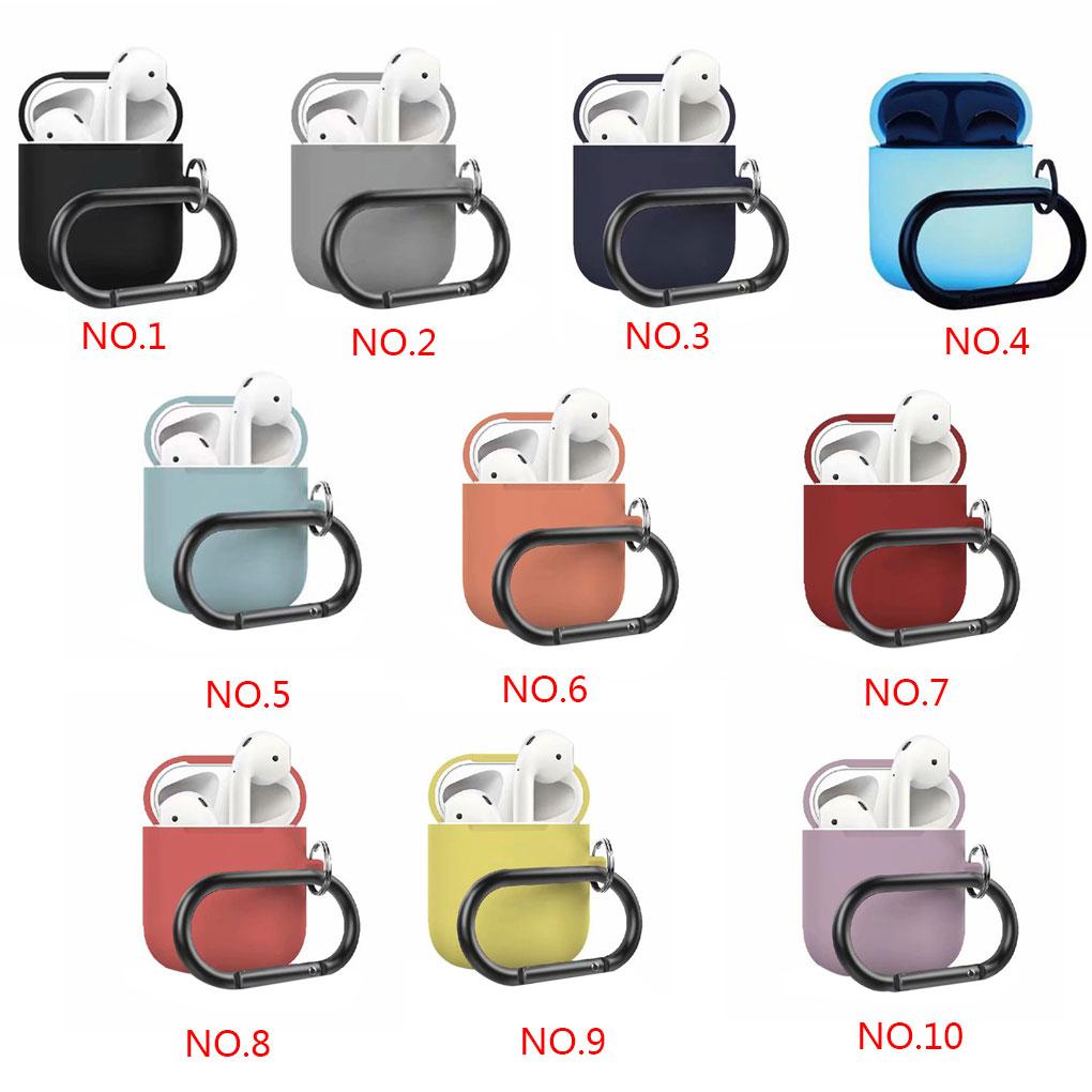 For Accessories Earbuds Silicone Protector Cover Case + Anti Lost Strap