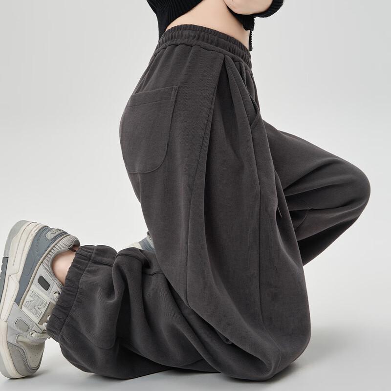 

Женские повседневные драпированные спортивные брюки с высокой талией Handu Yishe XL