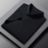 Vară Cămăși polo din bumbac pentru bărbați Tricou cu mânecă scurtă Respirabil Absorbi transpirația Culoare uni Rever Business Casual Top
