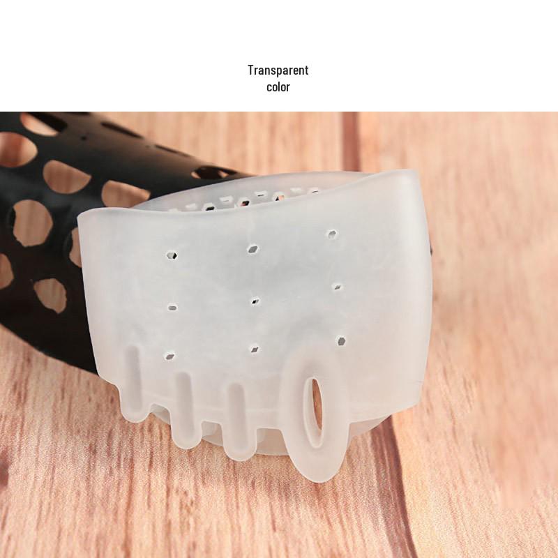 Five-Hole Honeycomb Forefoot Pad with Breathable Silicone for Pain Relief, Toe Correction, Bunion Separation, and Orthotic Support.