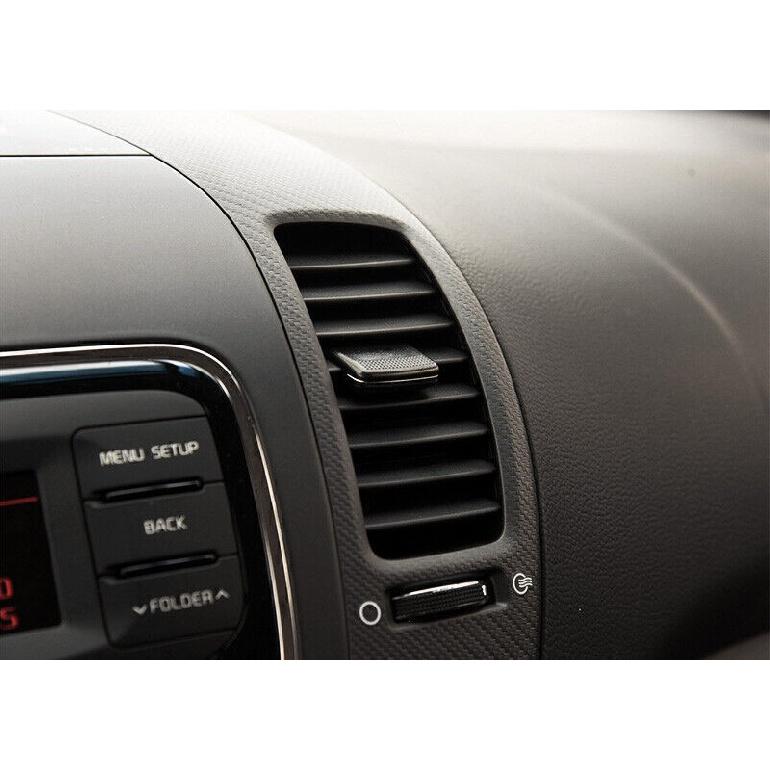 For Kia Forte k3 2014-2018 Real Carbon Fiber Center Console Air Outlet Vent Trim