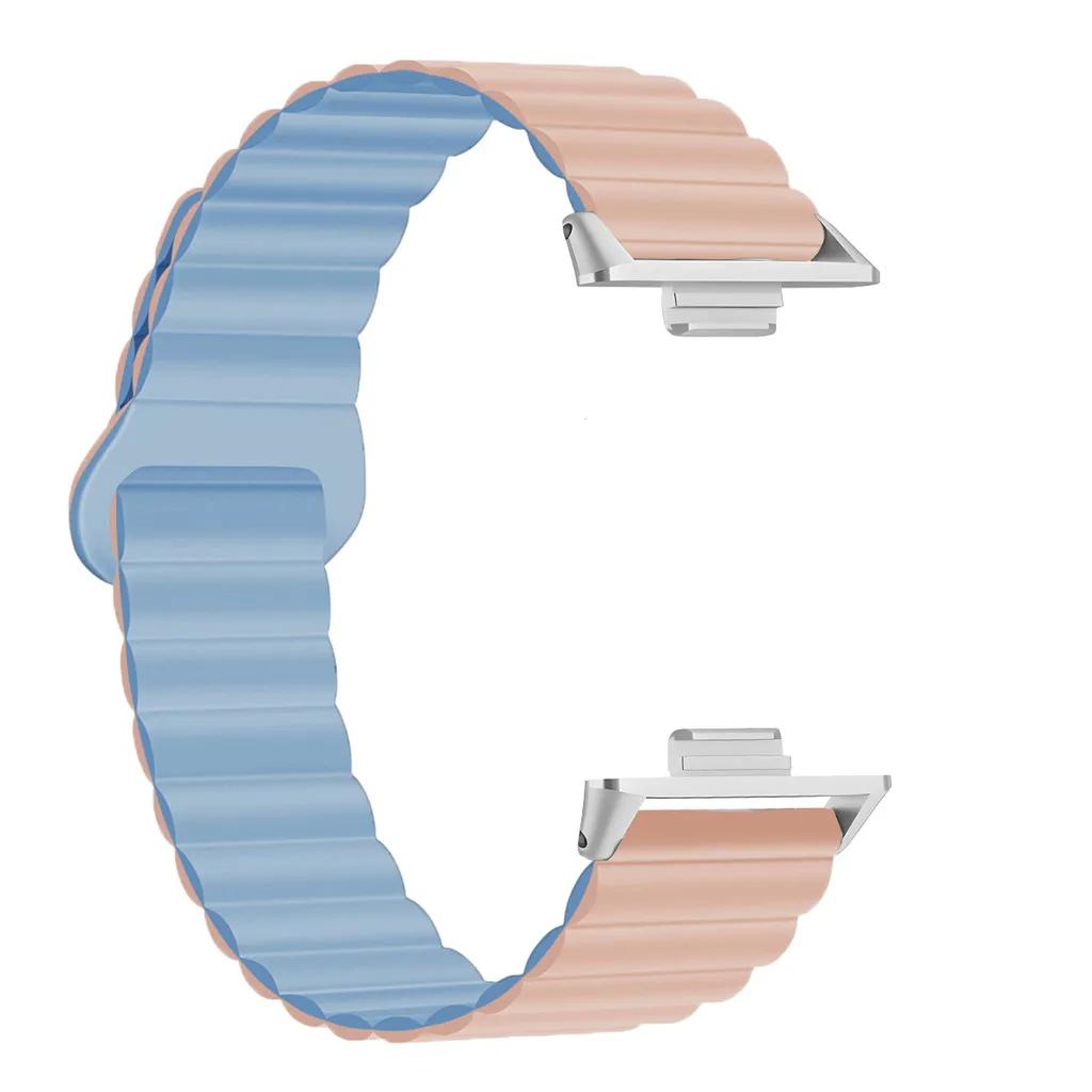 Silicone Strap For Huawei Watch Fit4 Magnetic Loop Band Watchband Correa Men Women Sport Bracelet For Huawei Fit3 2 Accessories