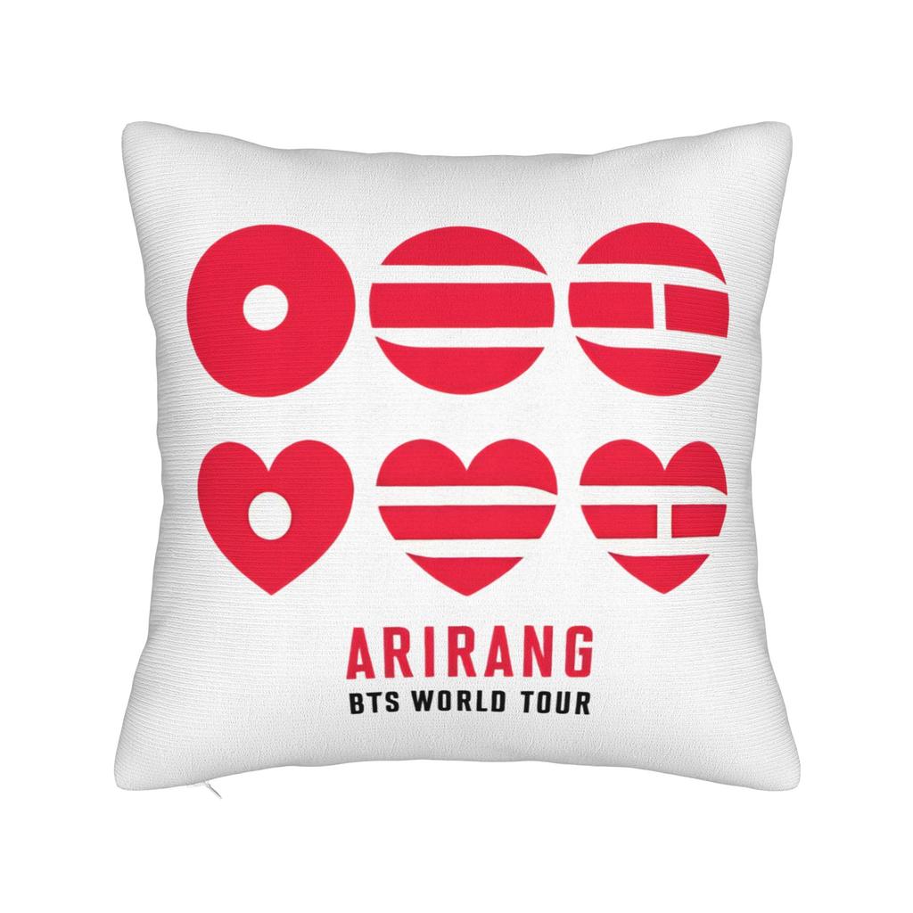 American Singer BBillie EEilish Square Pillow Case Polyester Cushions for Sofa Casual Pillowcase