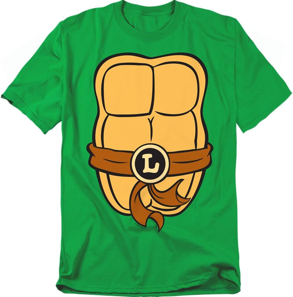TMNT Teenage Mutant Ninja Turtles Unisex Adult T Shirt Collection, Green S разноцветный