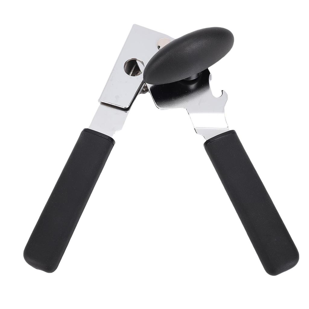 Manual Can Opener TPR Stainless Steel Multifunctional Handled Can Opener Kitchen Essentials Tool for Camping