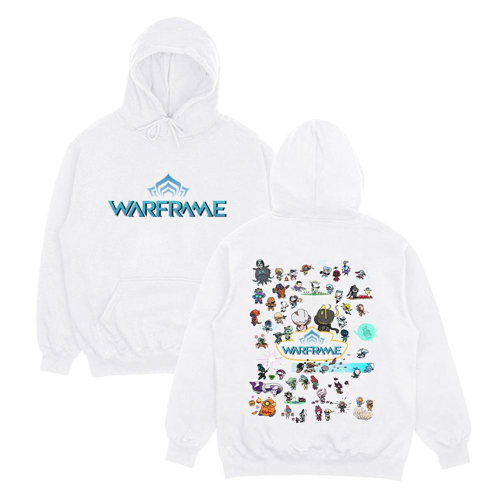 Warframe Premium Anniversary Hoodies Fashion High Street Loose Sweatshirts Long Sleeve Women Men Pullover Comic Casual Tops