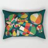 30X50 Yellow Cute Abstract Art Pattern Printing Decoration Living Room Back Home Polyester Rectangular Pillowcase Sofa Cushion