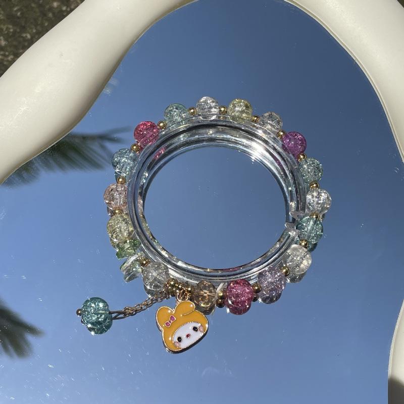 Lily of the Valley Butterfly Bracelet - Multi-Style Beaded Star & Moon Design
