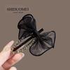 Korean Floral Rhinestone Pearl Hair Clip for Women