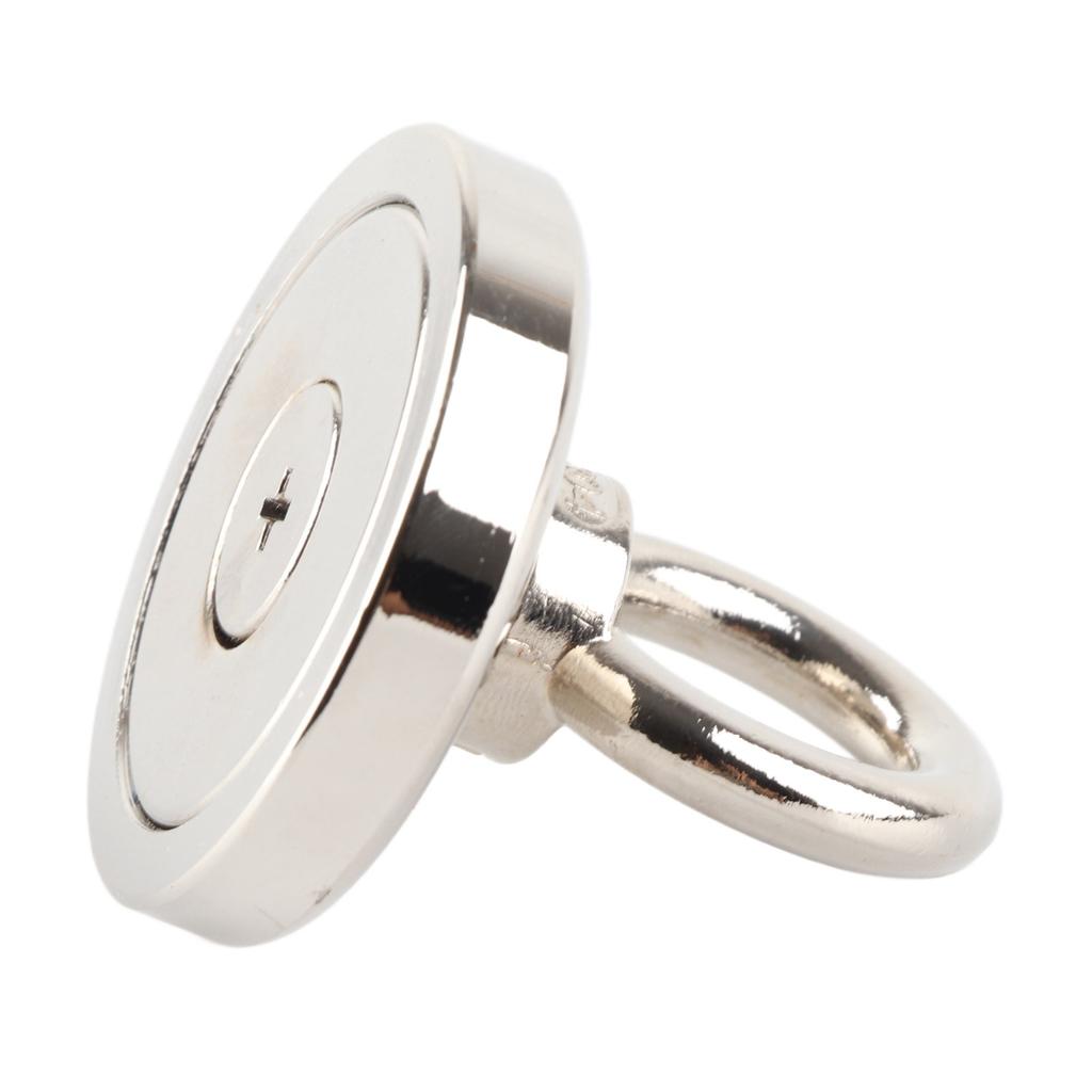 Angelmagnet Stark Magnetisch Edelstahloberfläche 165.3lb Zugkraft Magnet für Unterwasser