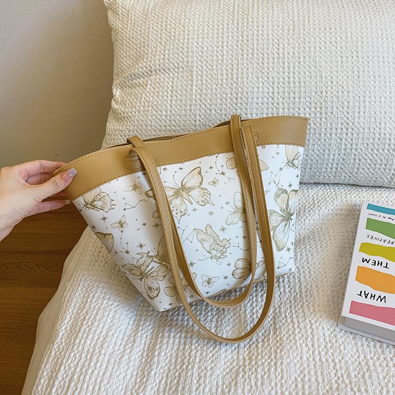 Studenten-Klassentasche Schlichte Pendeltasche Große Kapazität Tragetasche Lässige Damen Neue Große Kapazität Lässige Umhängetasche