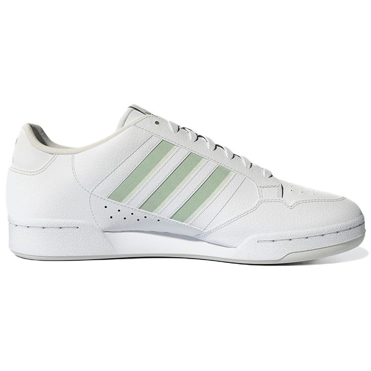adidas Continental 80 Stripes Cloud White Linen Green Off White Unisex Sneakers GX1914