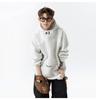 2025 Spring/Autumn Men's Embroidered Hooded Sweatshirt: Loose, Lazy Style Jacket