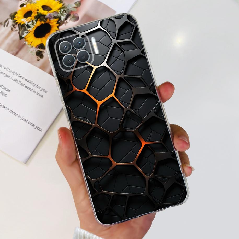 For OPPO Reno 4 Lite Case CPH2125 Phone Case Cute Cartoon Soft Silicone Back Cover For OPPO F17 Pro CPH2119 Coque A93 2020 Funda