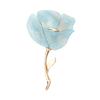 Big Flower Brooch Pin Acrylic Rose Women Brooch Fashion Design Gift For Women Clothing Decor