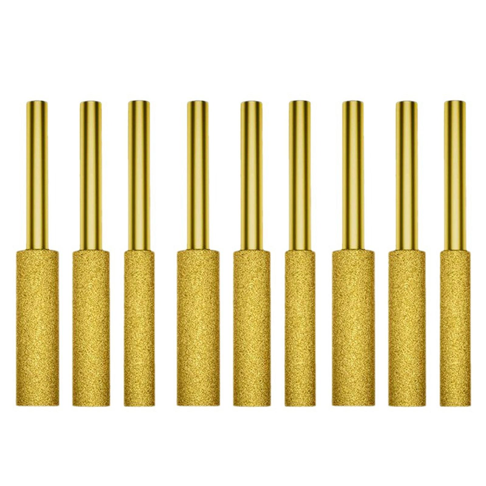 

Алмазная точилка для бензопилы, шлифовальный камень с заусенцами высокой твердости, наборы для заточки бензопил, цепная пила (5/32 , 3/16 , 7/32 ) 9PCS