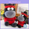 Plush Black Horse Toy With Pp Cotton Filling For Kids And Collectors