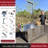 Smoke-Free Stainless Steel Wood-Burning Firewood Stove for Outdoors