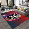 Tappeto Retro KISS Rock Band per Casa Soggiorno Camera da Letto Sala Giochi Divano Cucina Zerbino Decorazione, Tappeto per Bambini Antiscivolo Tappetino da Pavimento