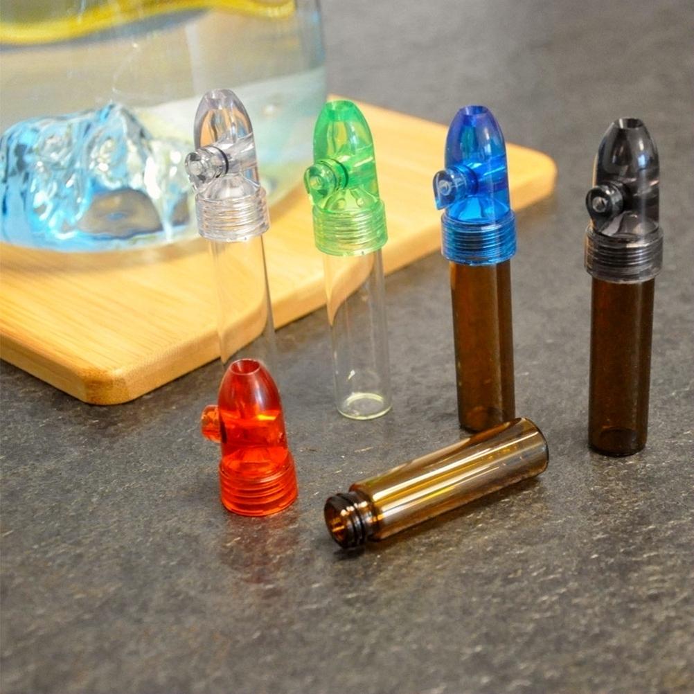 53Mm/67Mm/82Mm Glass Bottles Pill Box Case Portable Pill Holder Container