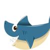 4 Pcs Wood Fish Nautical Wall Decor, Ocean Fish Shark Rustic Hanging Beach Decor, Cartoon Coastal Wall Art for Living Room, Nursery