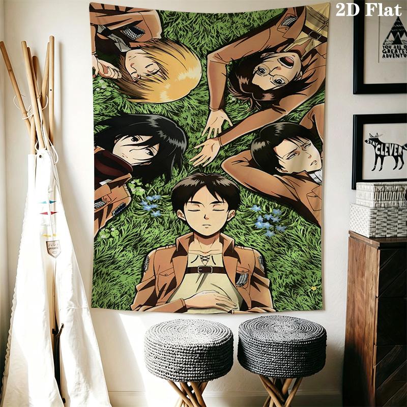 Attack Titan Wall Tapestry Tapestry Background Cloth Wallmounted Background Wall Hanging Cloth Christmas Gift Background Cloth
