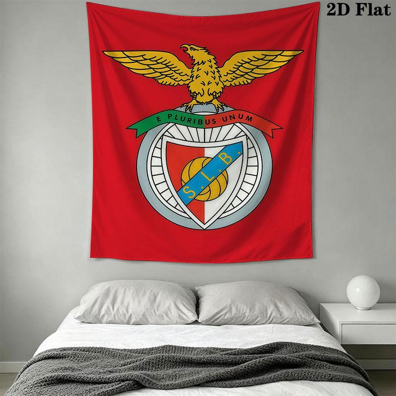S.L. Benfica CLUB Wall Hanging Printed Fabric Blanket Decorative Tapestries for Bedroom Living Room Home Decor