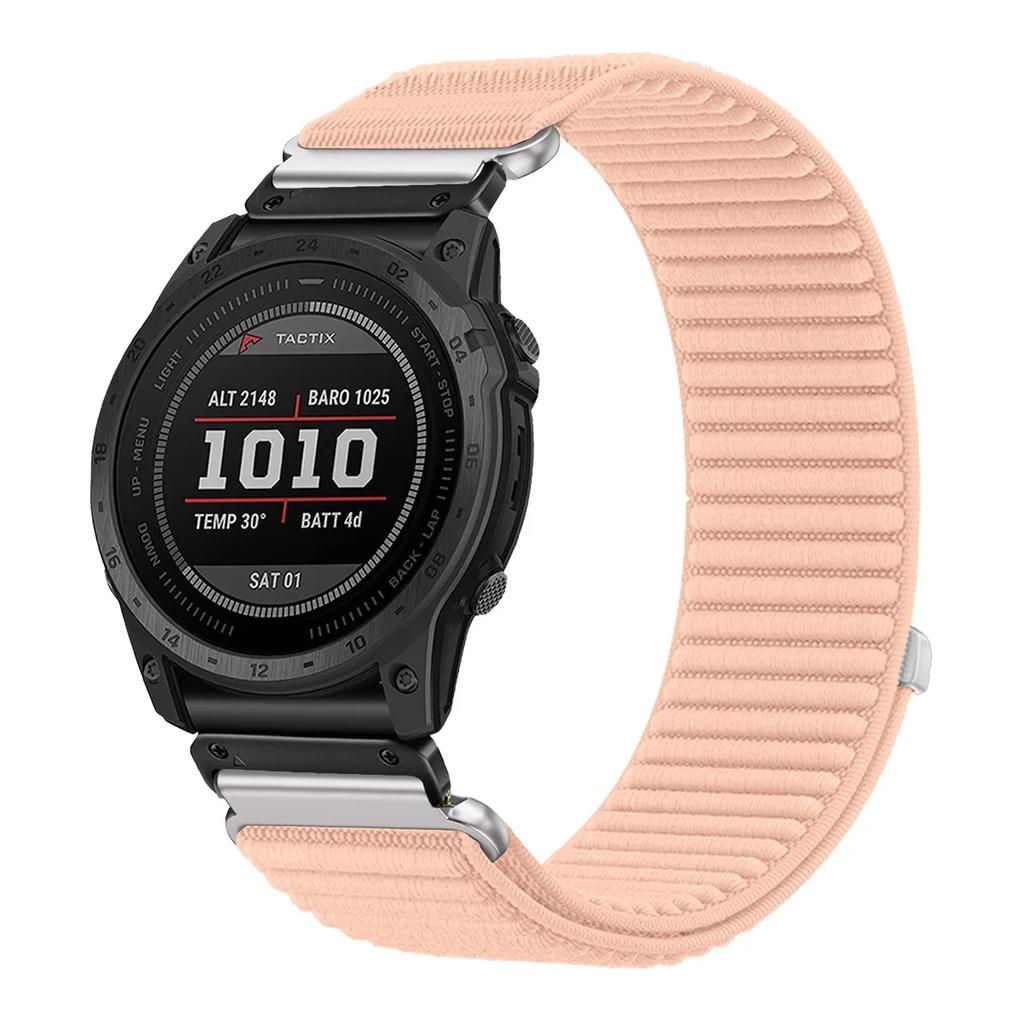 22mm 26mm Nylon Quick Release Loop Strap for Garmin Fenix 8 7X 7XPro Fenix 6X 6 5X 5Plus Tactix7 Forerunner965 955 Enduro 3 Band