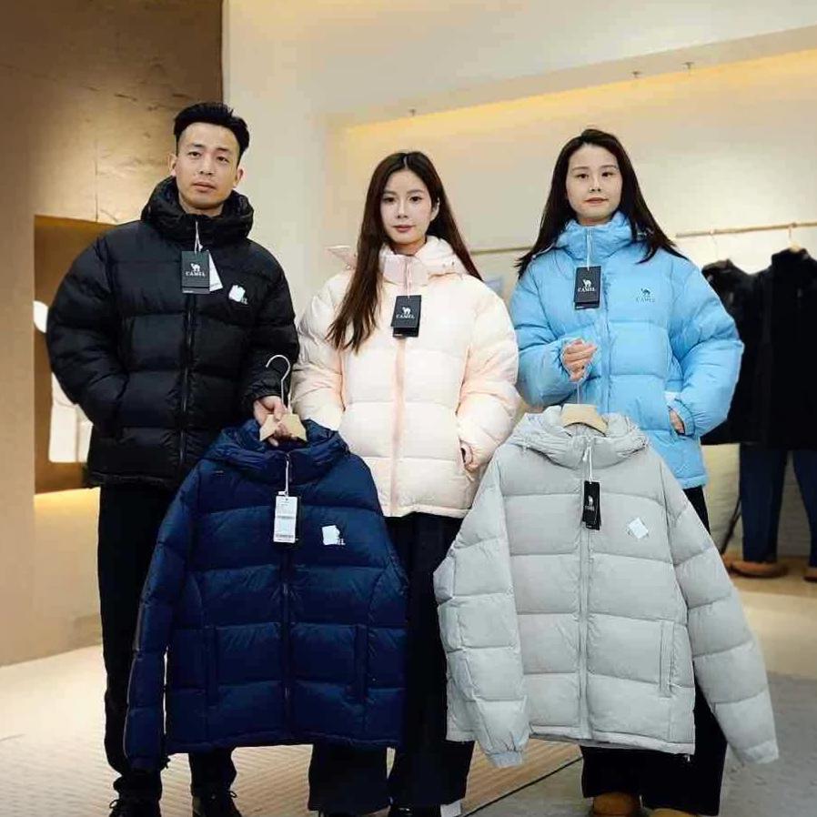 

Luo Mou Tuo Hooded Down Outdoor Jacket Extra Extra Large синий