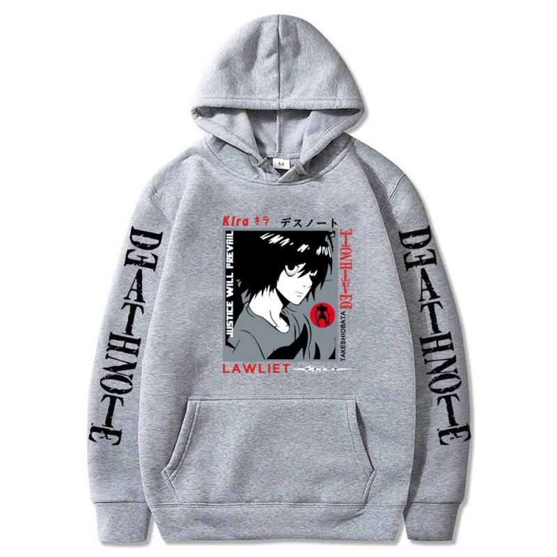 Death Note Autumn Print Men'S Hoodie Hoodie Y2K Clothing Retro Fashion New Break
