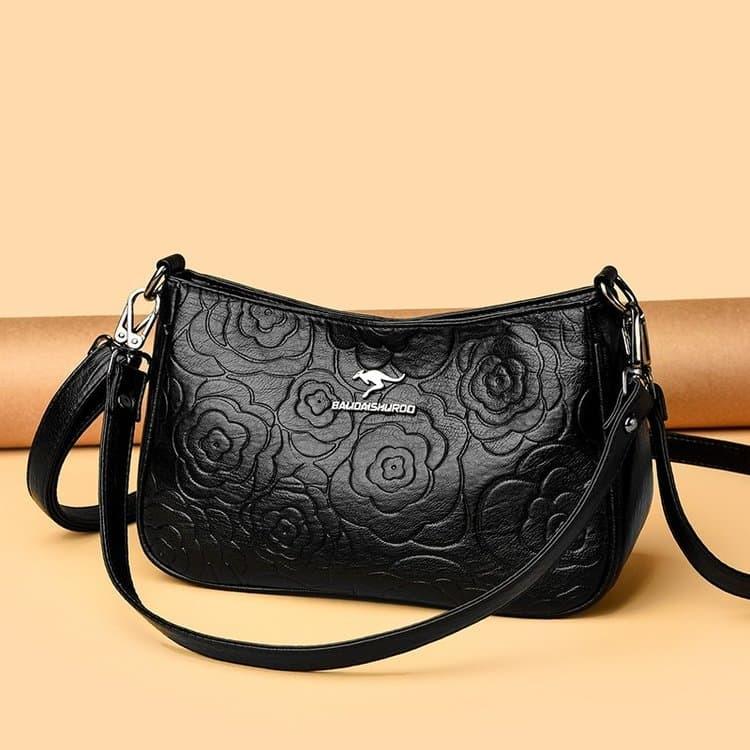 Embossed armpit bag women's shoulder messenger bag
