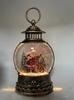 Christmas Snow Globe Lantern Music Box Toy for Tabletop Festival Decor Santa Claus