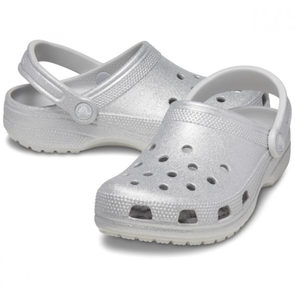

Crocs Classic Glitter Silver 205942 0ic M4W6(230)