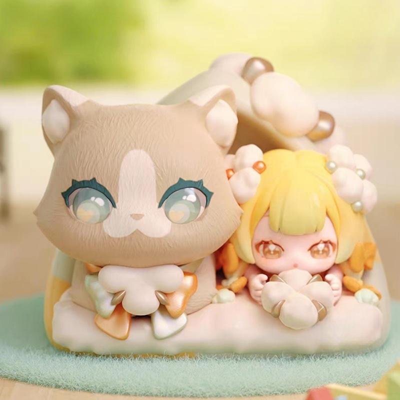 New   Cat Ni Cub Kitten Accompanies You Series Surprise  Figurine Cute Festvial Gifts Surprise Trendy Toys