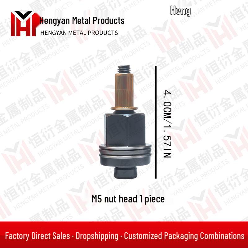 Manual Rivet Nut Tool with Interchangeable Heads M3-M12