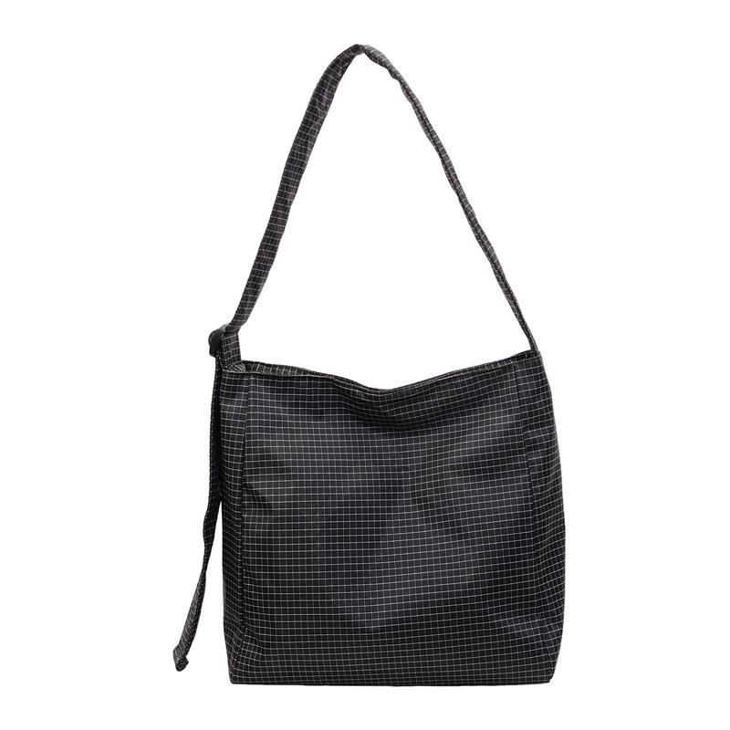 Lazy Commuting Bag, Summer Fashion Bag, Large-capacity Single-shoulder Crossbody Bag, Women's Checkered Underarm Bag