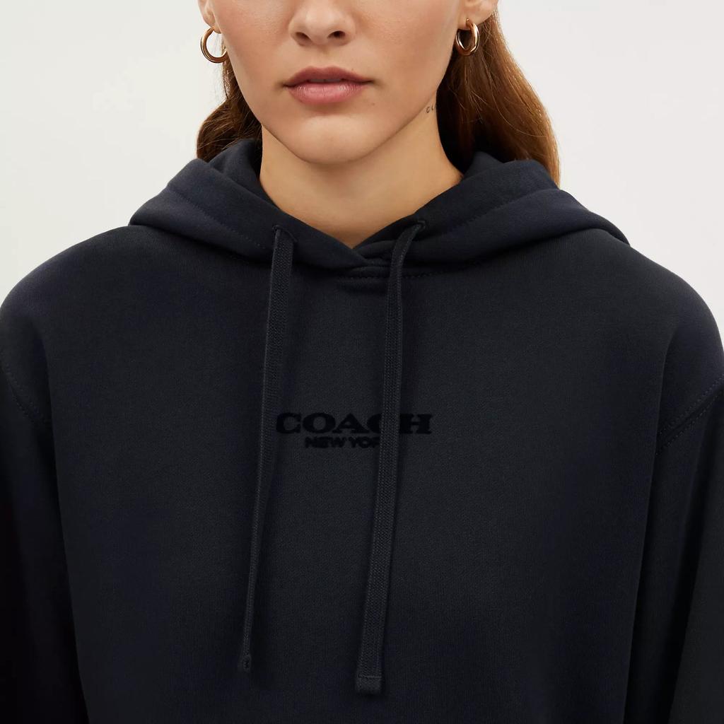 Coach Signature Hoodie Navy