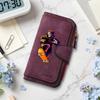 Grim Reaper Skate Pattern Long Wallet Forever Stylish Portable Card Holder Purse for Daily Use 