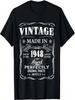 Vintage Made In 1948 Aged Perfectly Original Parts 73rd Bday T-Shirt