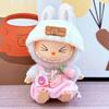 17cm Doll Clothes Set with Overalls/Hat/Camera Pendant Figures Outfit Replacement Clothes (No Doll)