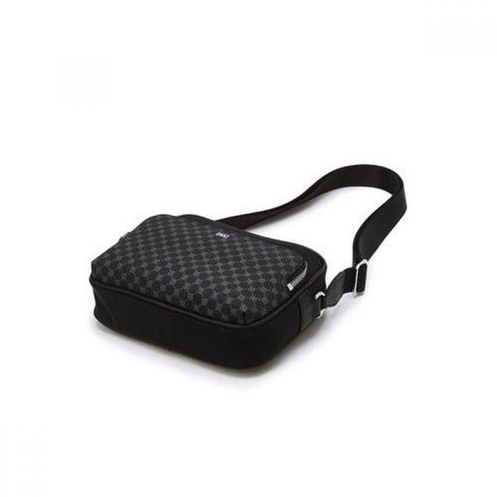 Daks Black Dd Pattern Nylon Mini Crossbody Bag Dbba6e594bk