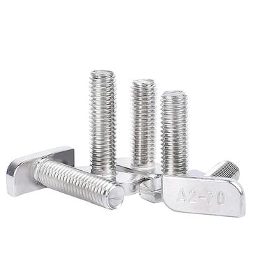 Hammer Head Screw Flange Nut Fastening Accessories For Mounting Rail For Photovoltaic Modules Solar Panel Racking Fixing Parts