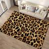 Leopard Print Design Rug, Non-slip Rug Suitable for Living Room and Bedroom Sofas