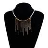 Versatile Adjustable Length Pearls Accent Tassels Necklace For Bridal Event Evening Parties Or Daily Wear