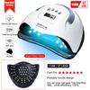 114W SUN X7 LED UV lampa na manikúru Lampy na nehty 57 LED Vysoušeč nehtů pro vytvrzování UV gel Lak Nástroje na nehty se senzorovým LCD displejem