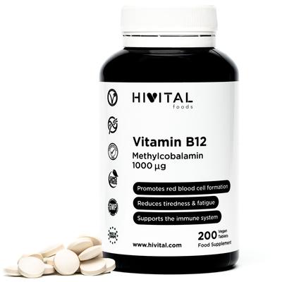 Vitamin B12 Methylcobalamin 1000 Mcg | 200 Vegan Tablets